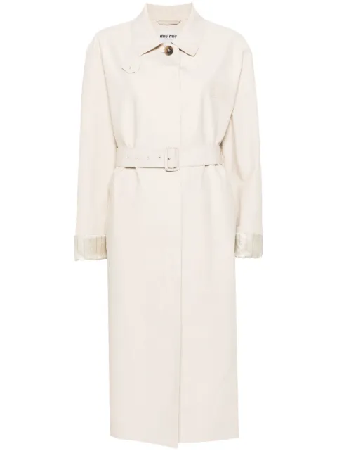 Miu Miu cotton single-breasted coat