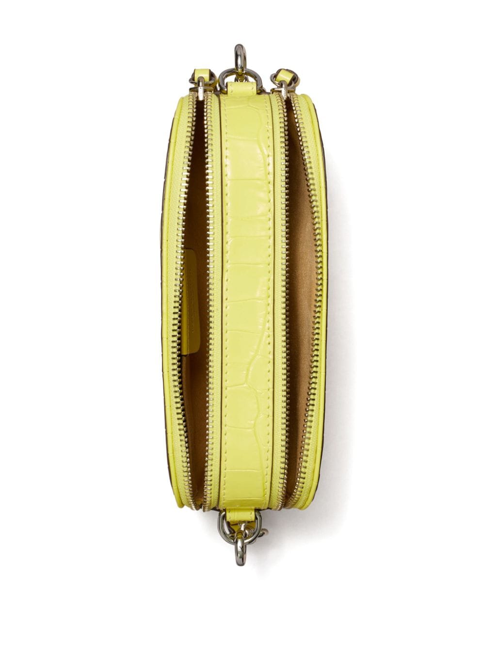 Shop Tory Burch Mini Miller Crossbody Bag In Yellow