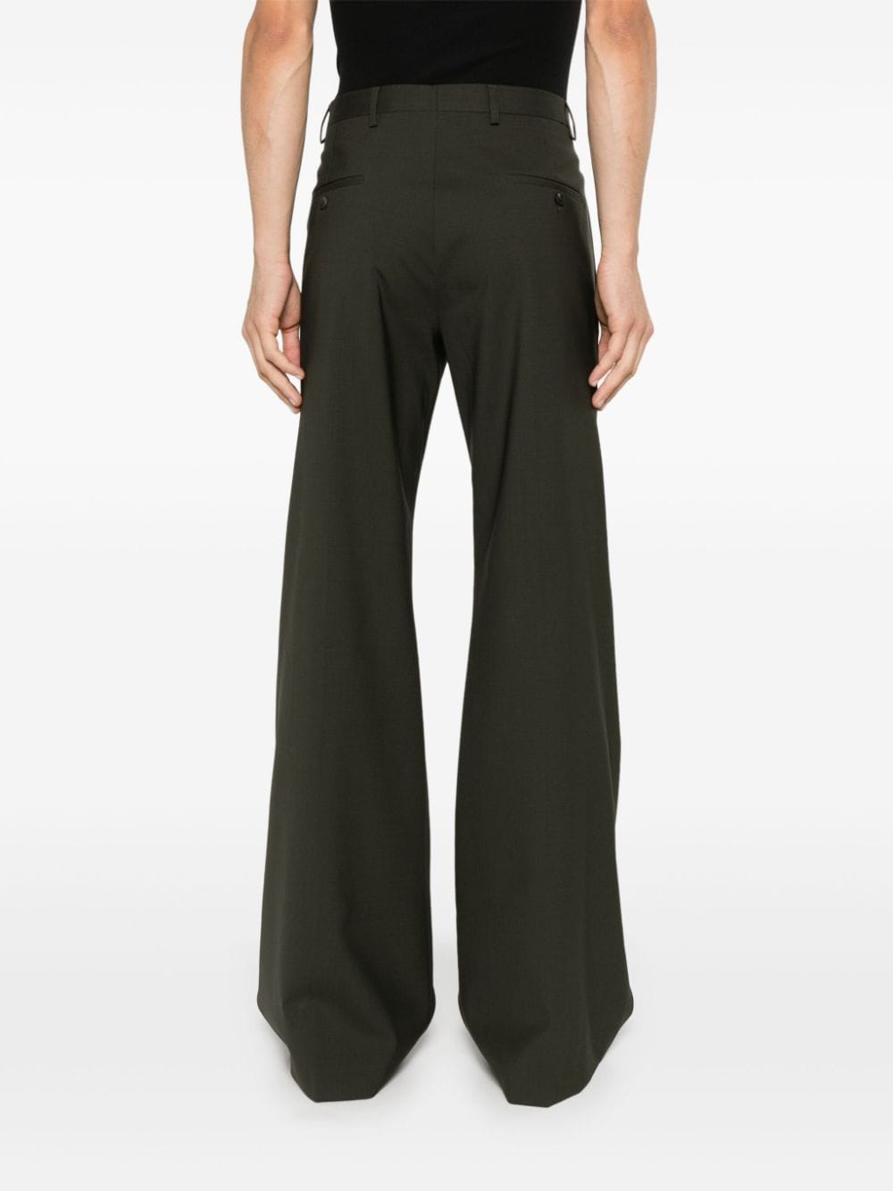 Shop Rick Owens Astaires Trousers In Green