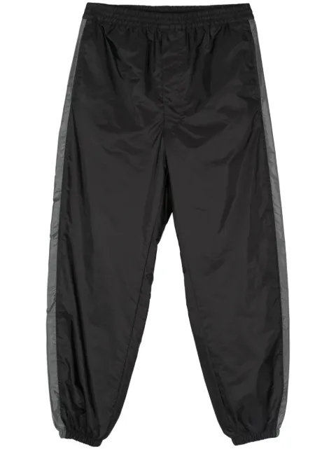 Prada enamel triangle-logo track pants