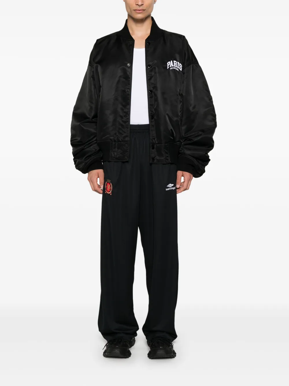 Balenciaga Soccer Baggy trainingsbroek - Zwart
