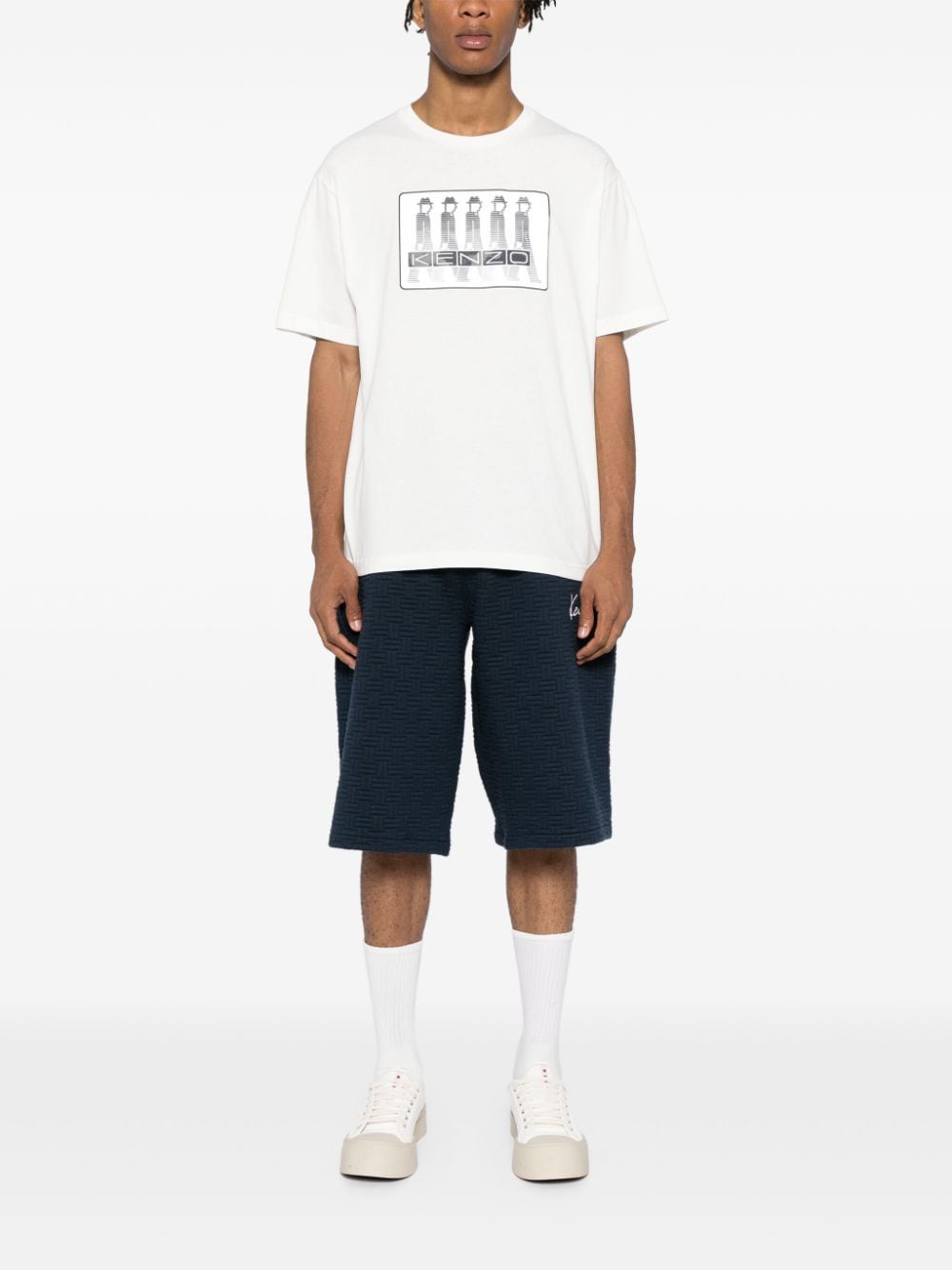 Kenzo logo-print T-shirt - Wit