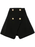 Balmain virgin wool mini skirt - Black