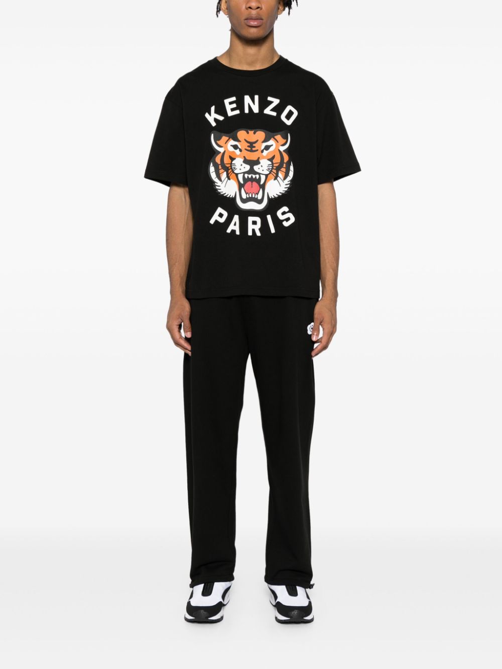 Shop Kenzo Boke Flower 2.0 Trousers In Black