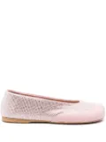 JW Anderson crystal-embellished ballet flats - Pink