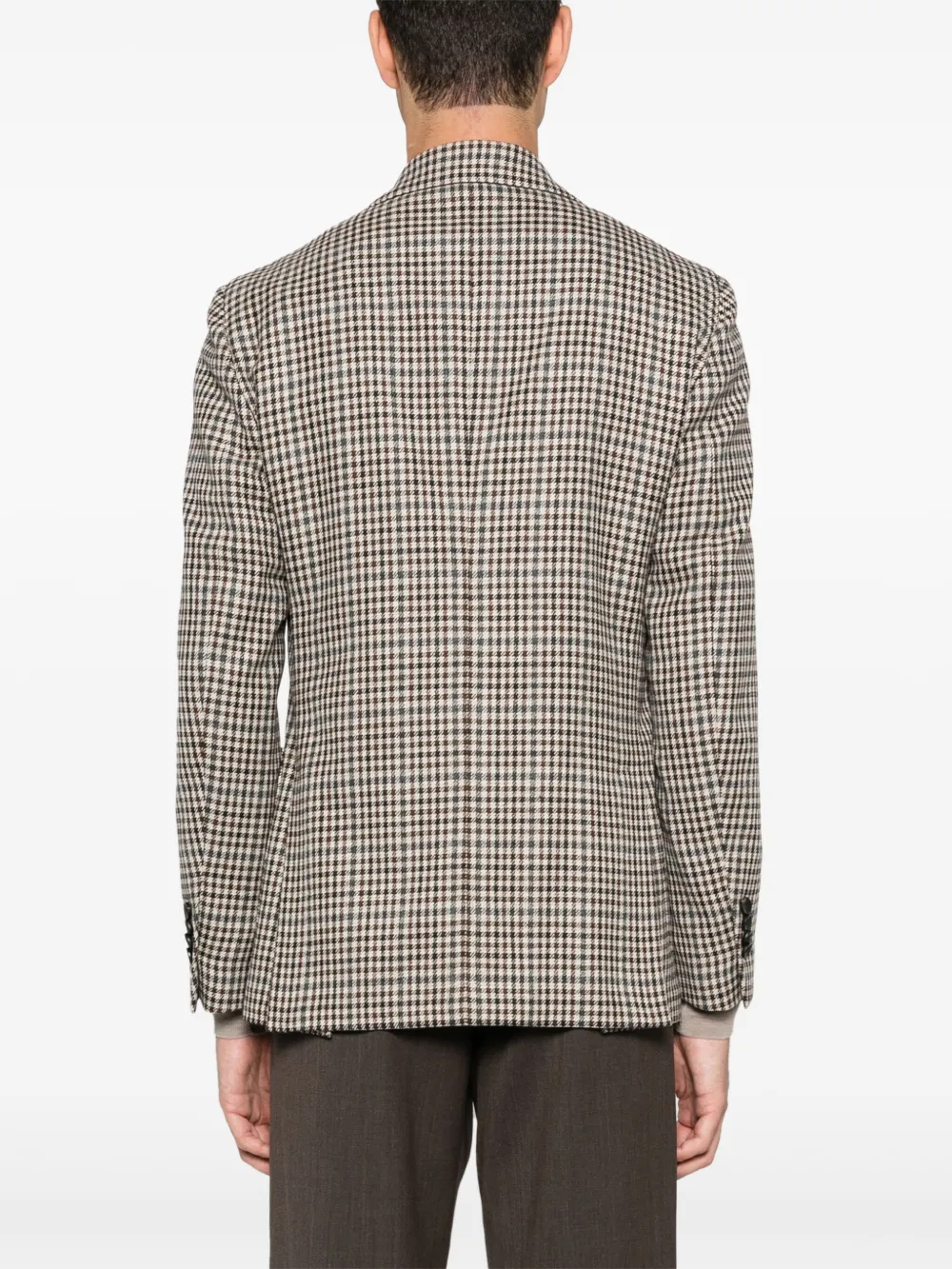 Lardini Blazer met broche Bruin