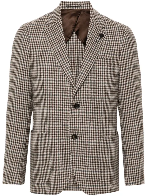 Lardini blazer con detalle de broche