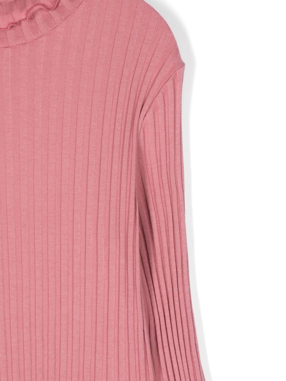 Shop Il Gufo Ribbed T-shirt In Pink