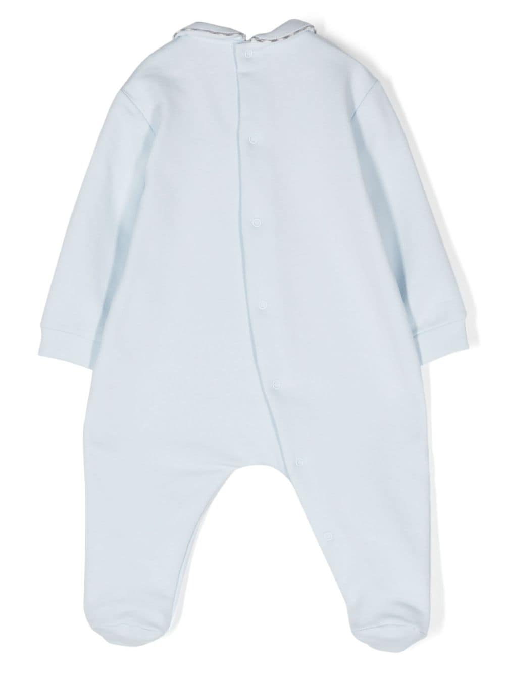 Il Gufo teddy bear-patches pajamas - Blauw