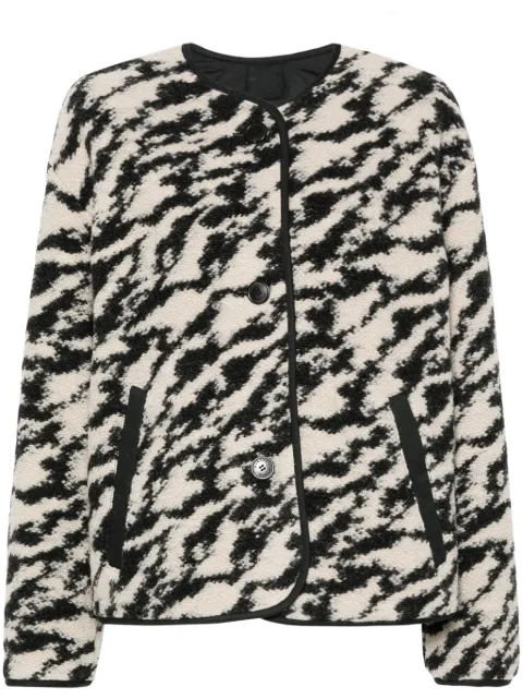 MARANT ÉTOILE Himala zebra-print jacket