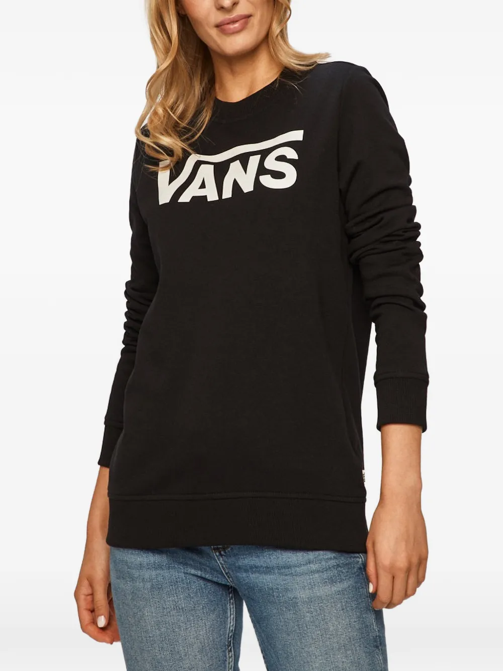  Vans Logo-detail Sweatshirt - Black 