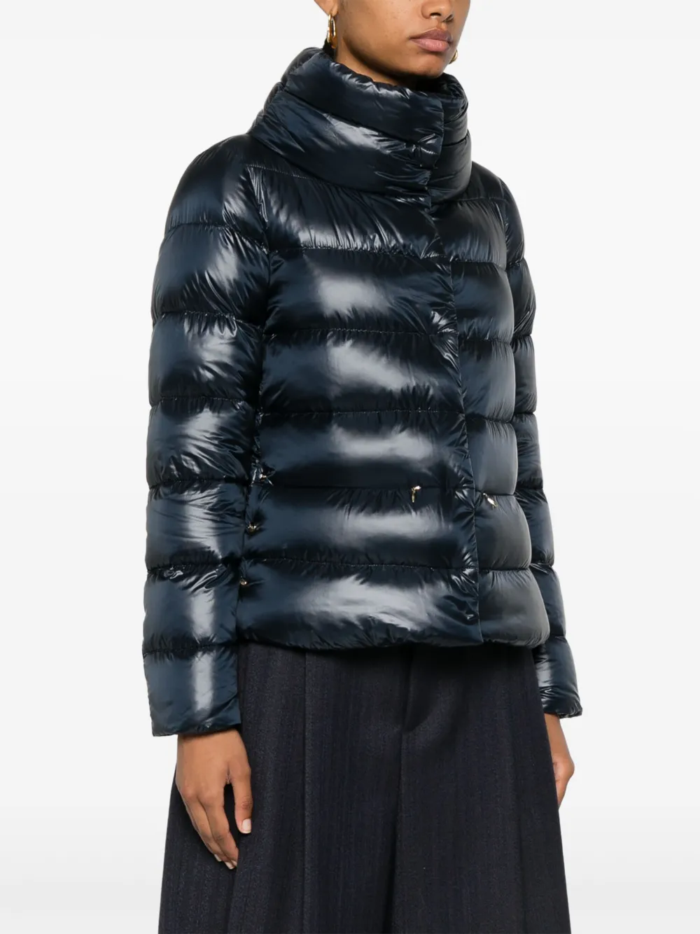 Herno Aminta Puffer Jacket In Blue