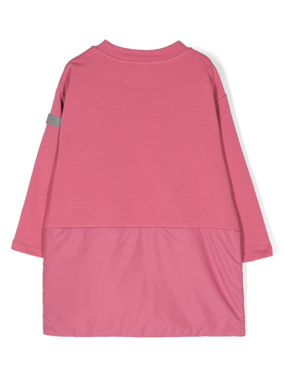 Il Gufo logo-patch dress - Roze