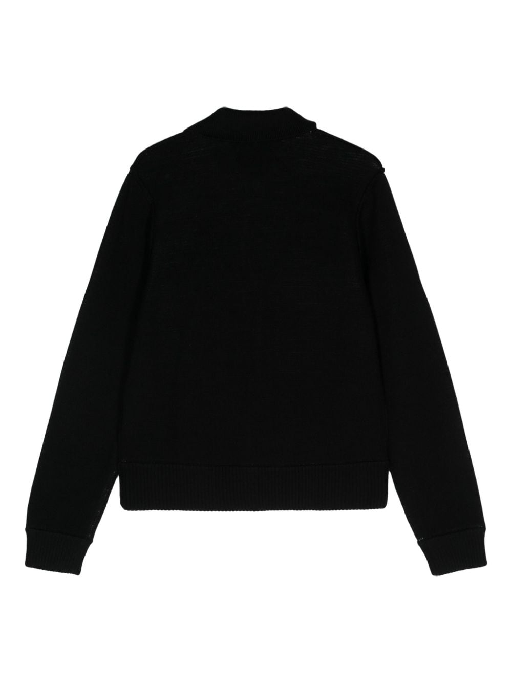 Shop Zadig & Voltaire Buttoned Fine-ribbed Cardigan In Black