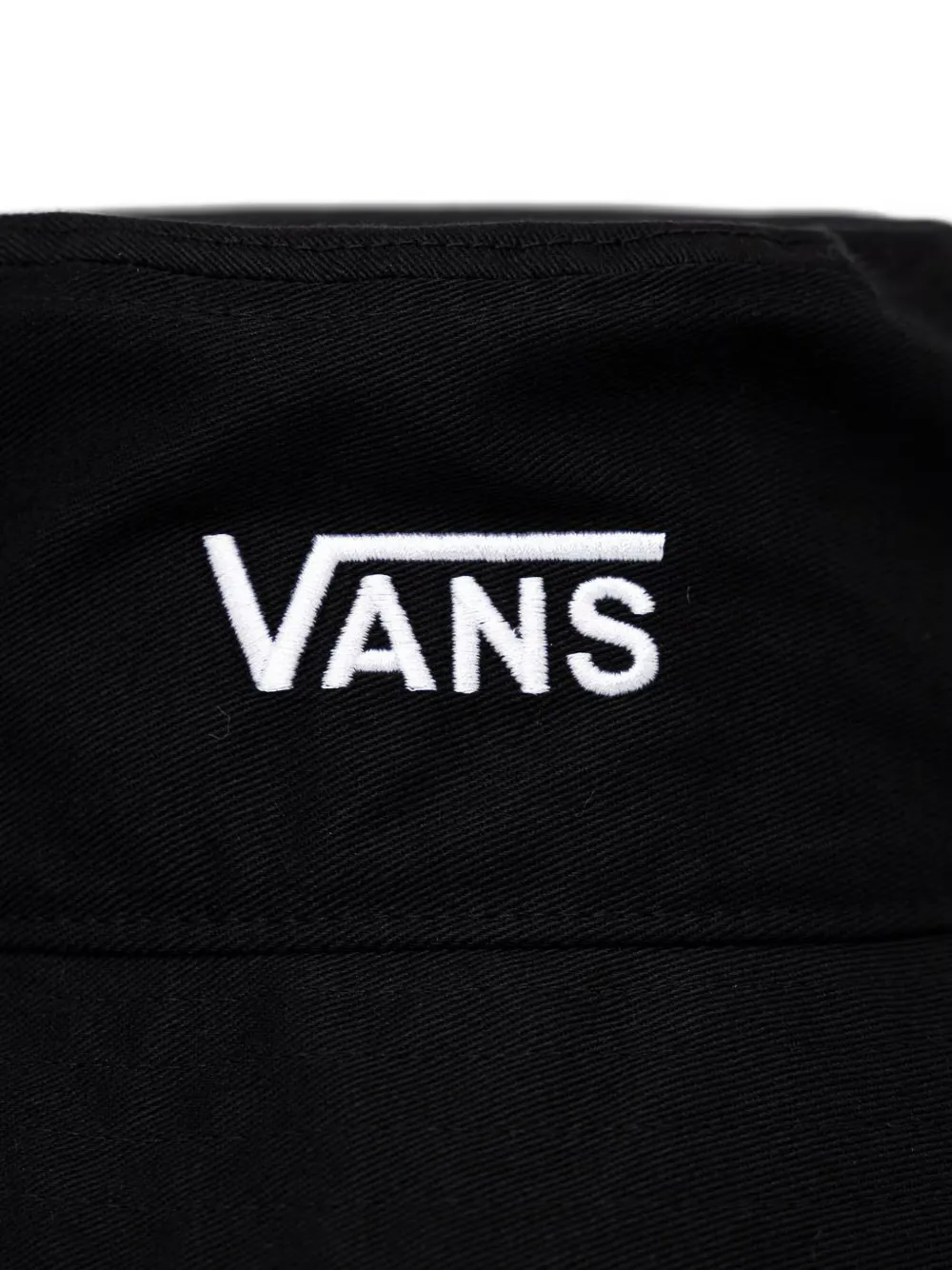  Vans Logo-embroidered Drawstring Bucket Hat - Black 