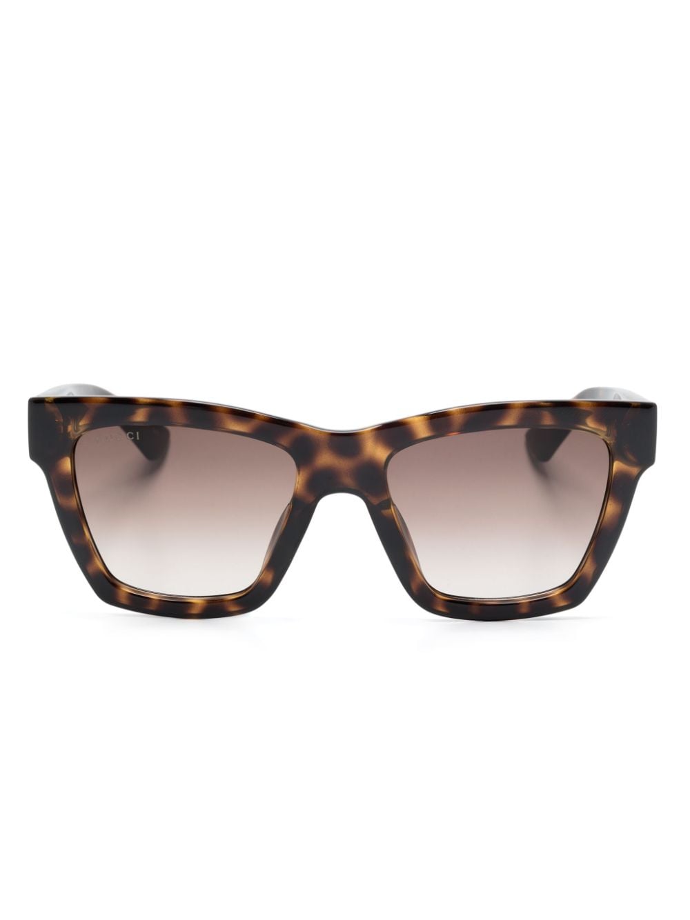 Gucci Square-frame Tortoiseshell Sunglasses In Brown