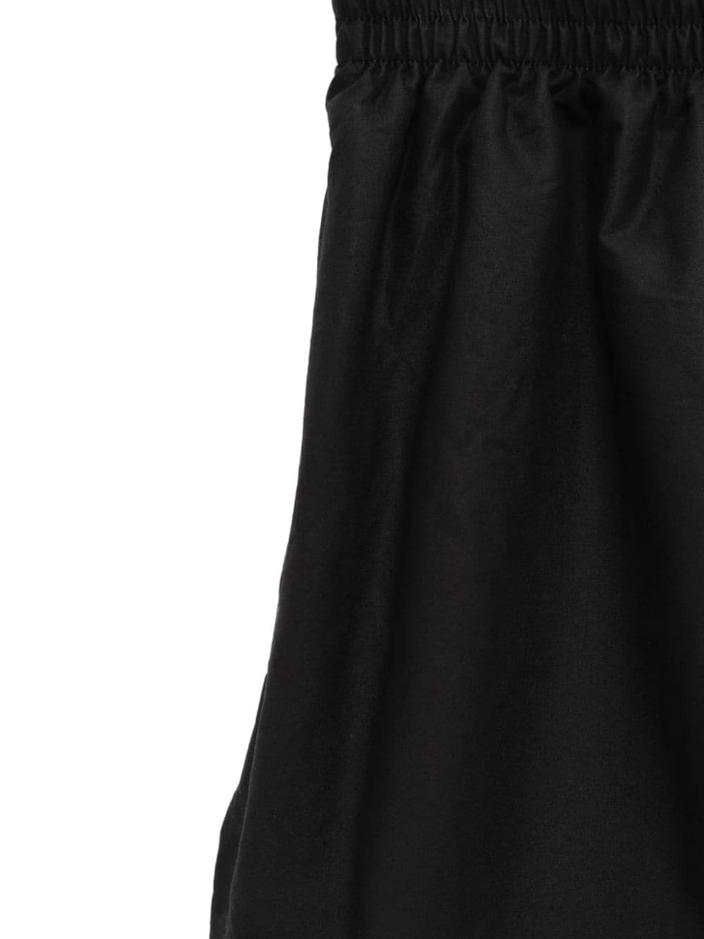 Shop Balenciaga Cotton Elasticated Waist Running Shorts In Black