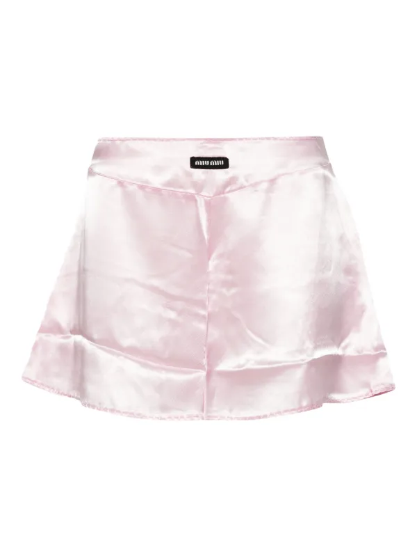 Miu Miu パジャマ ショートパンツ | ピンク | FARFETCH JP