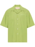 Marni logo-print shirt - Green