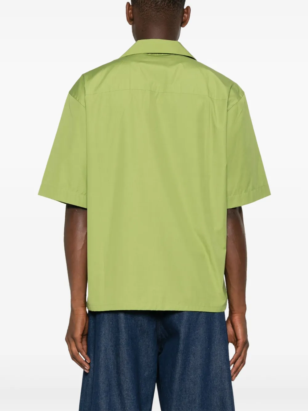 Marni Overhemd met logoprint Groen