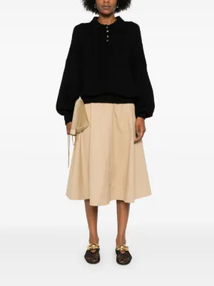 ワンピース KHAITE Women Mid Skirts 54884114 168 WHITE KHAITE Luca A-line Midi Skirt | White | FARFETCH