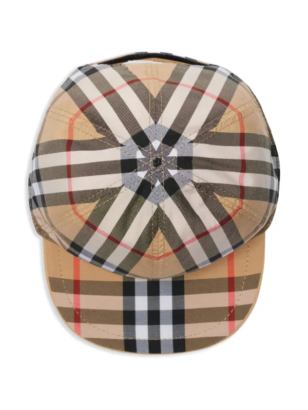 Burberry Kids コットン キャップ | ニュートラル | FARFETCH JP