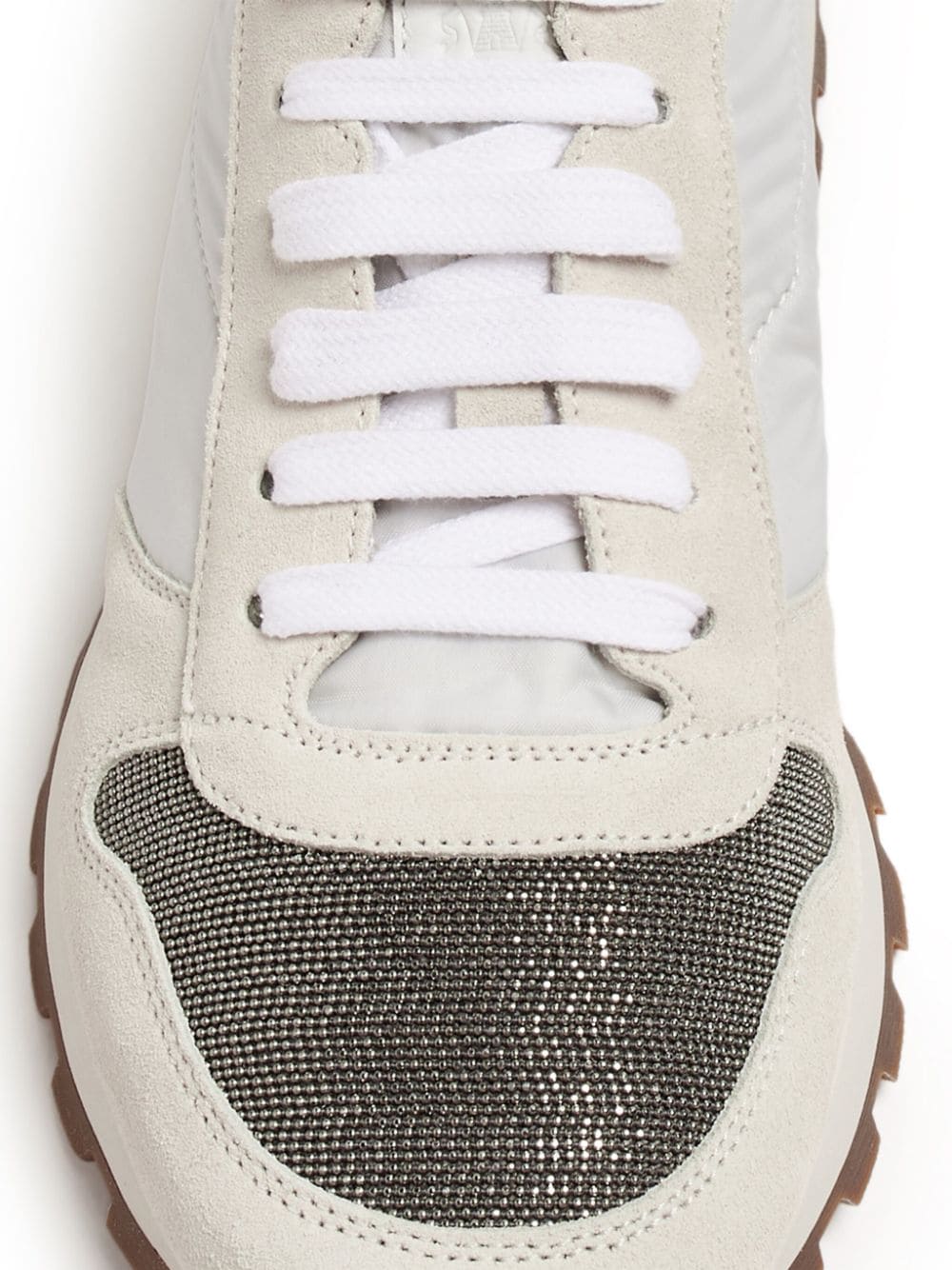 Brunello Cucinelli monili-chain trainers - Wit