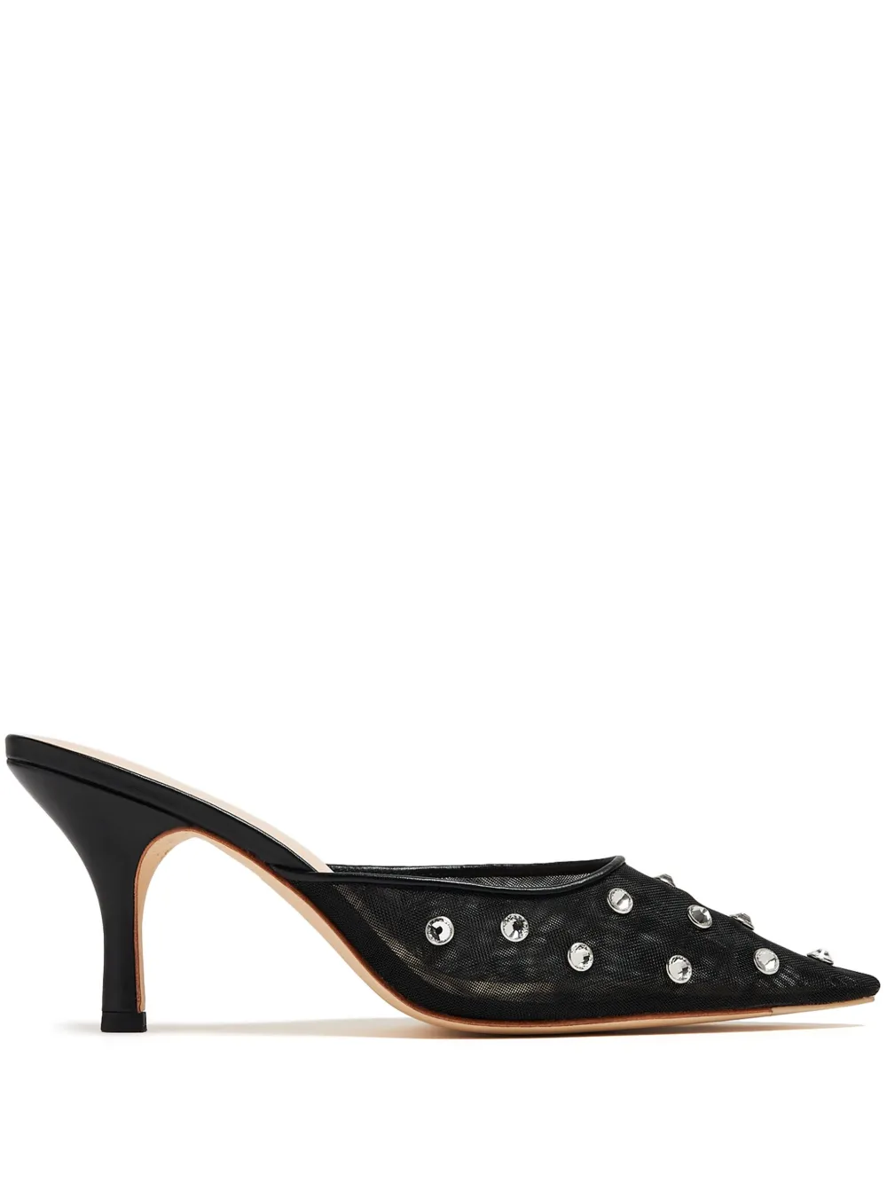 76mm Paloma rhinestone-embellished mules