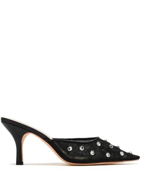 Loeffler Randall 76mm Paloma rhinestone-embellished mules