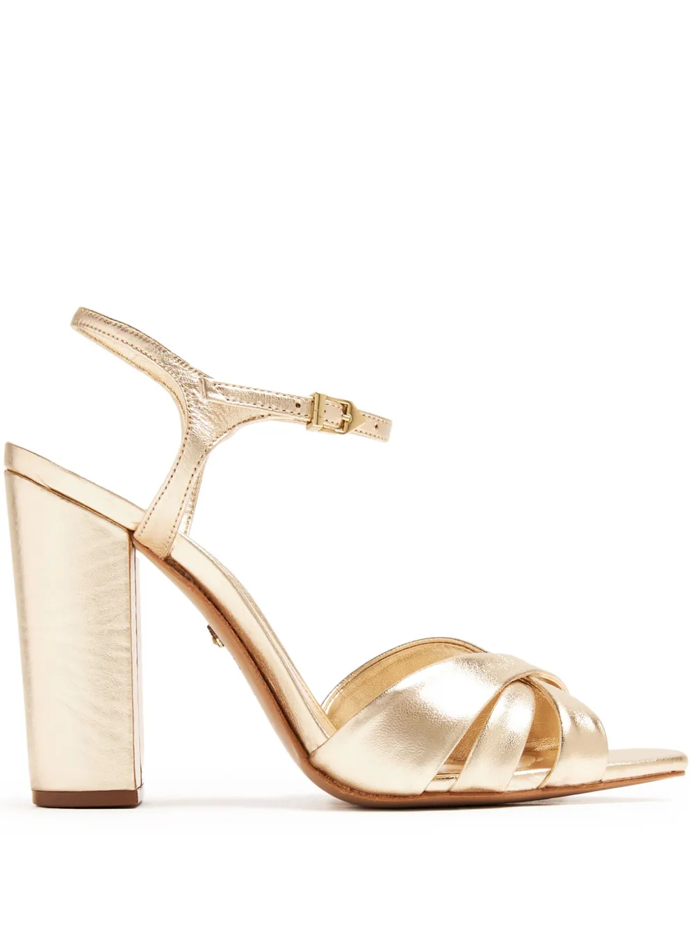 Schutz 105mm Keefa sandals Gold