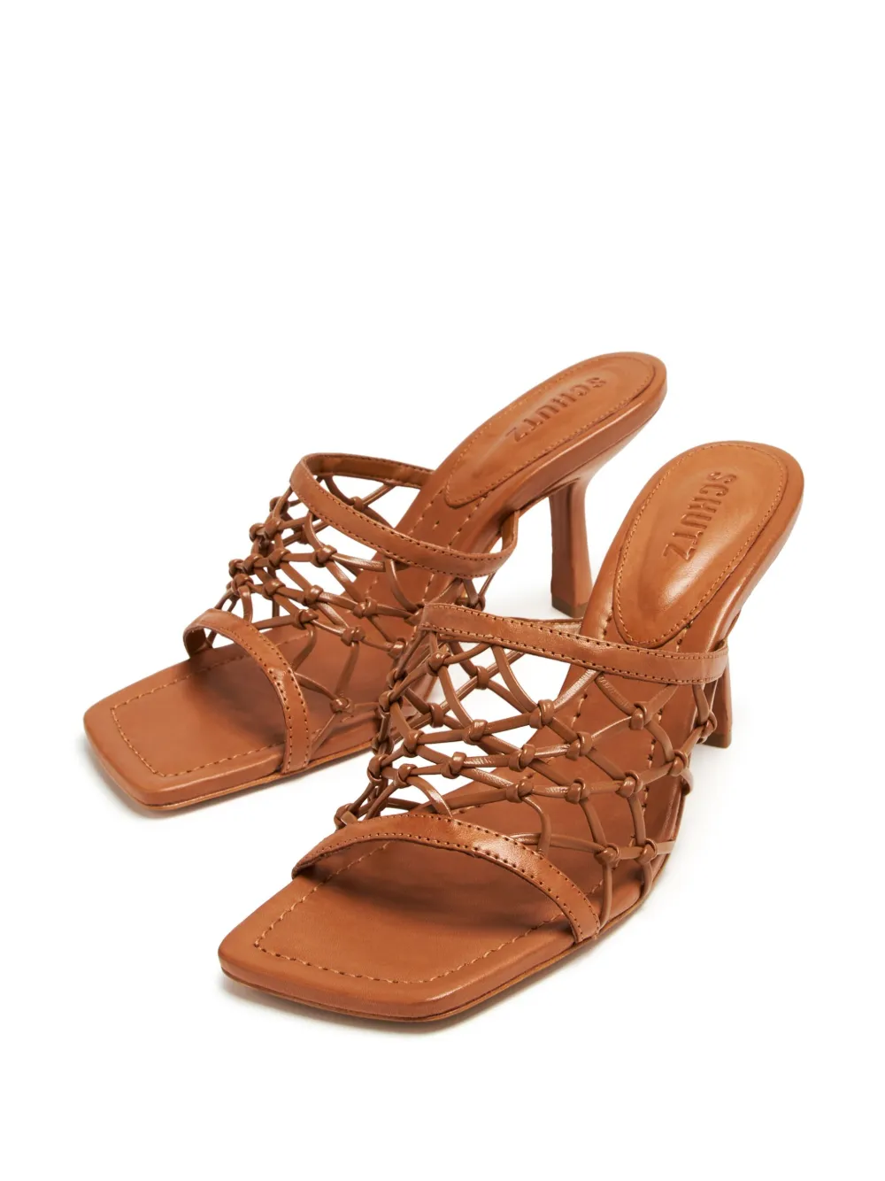 Schutz 85 mm Marca sandalen Bruin