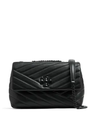 【新品】TORYBURCH KIRA CHEVRON 黒 NEW Tory Burch Kira Chevron Black Quilted Leather Chain Strap