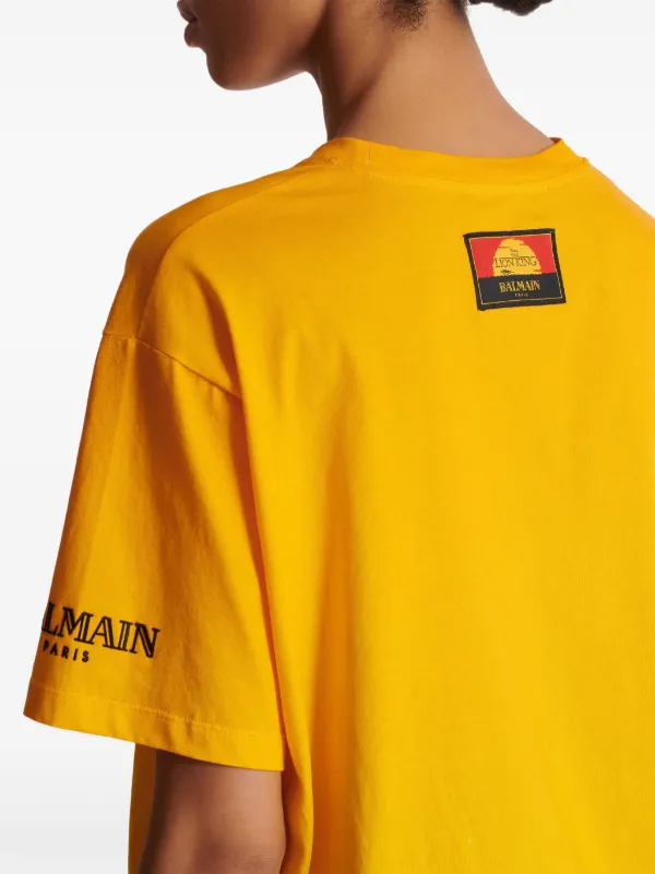 Balmain x Disney The Lion King T-shirt | Yellow | FARFETCH