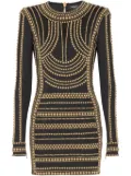 Balmain bead-embroidered dress - Black