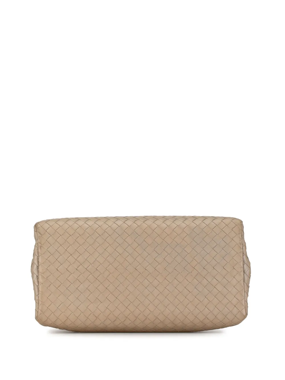 Pre-owned Bottega Veneta 2012-2023 Small Intrecciato Roma Satchel In Brown