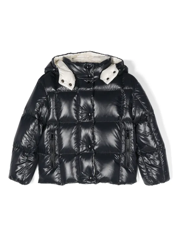 Moncler parana lacquered puffer jacket deals