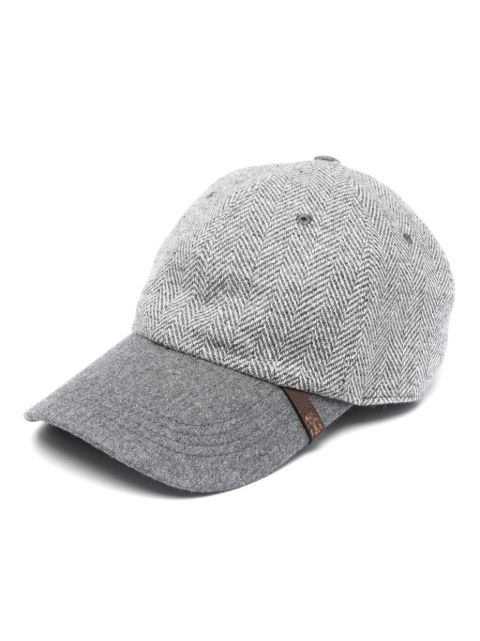 Brunello Cucinelli logo-tag cap Men