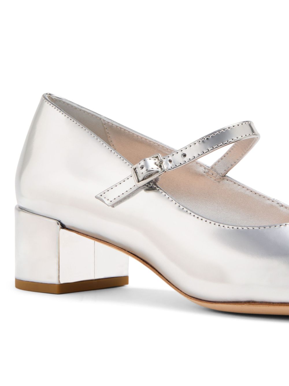 Loeffler Randall Mary Jane pumps Zilver