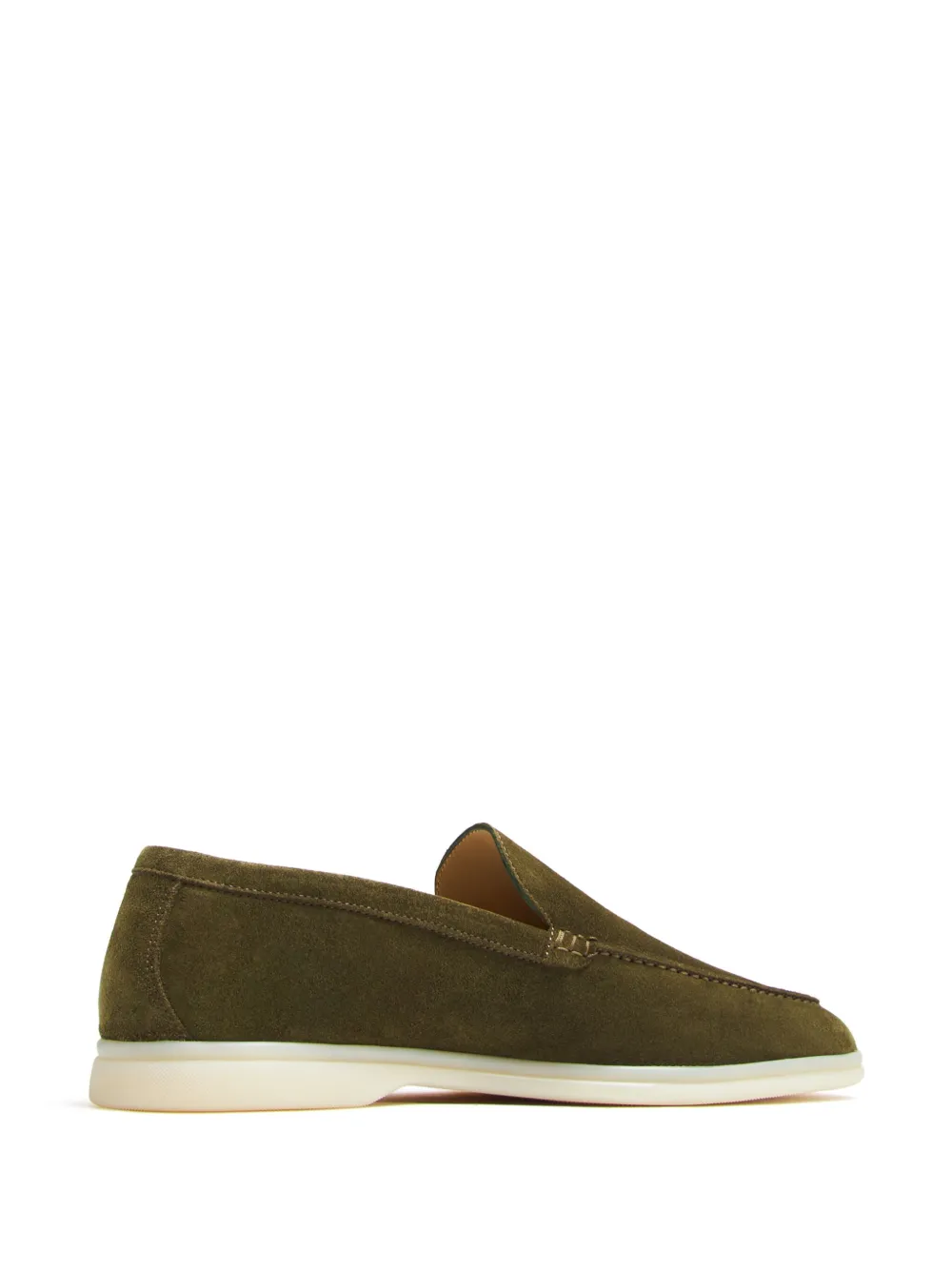 Scarosso Ludovico suede loafers Green