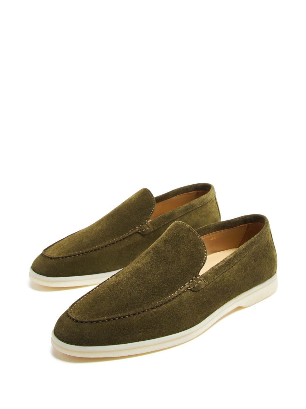 Scarosso Ludovico suède loafers - Groen