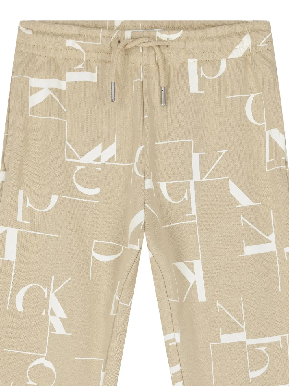Shop Calvin Klein Logo Track Pants In Brown