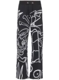 Balmain x Disney drawstring trousers - Black