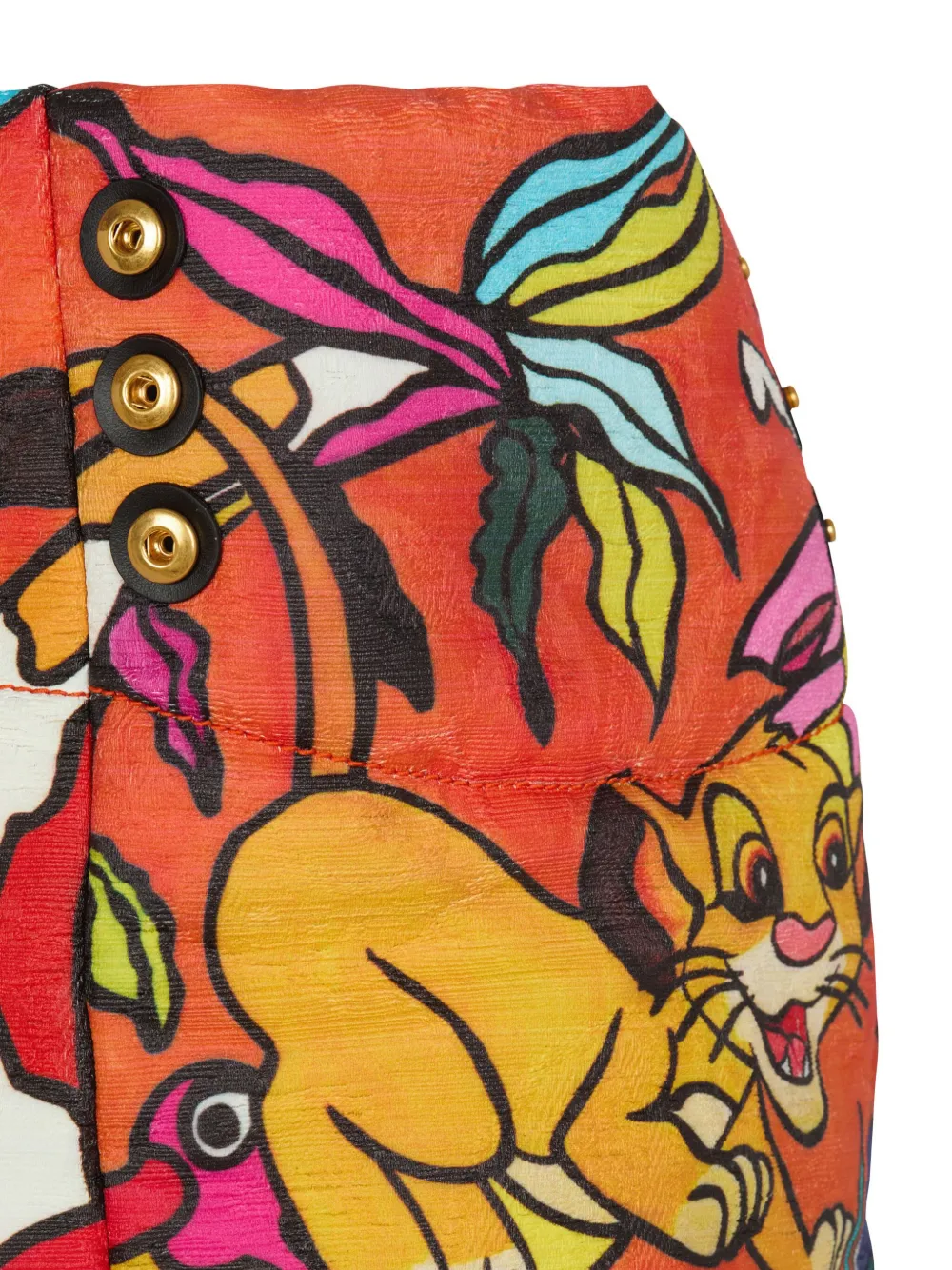 Balmain x Disney grote 1945 shopper met grafische print Oranje