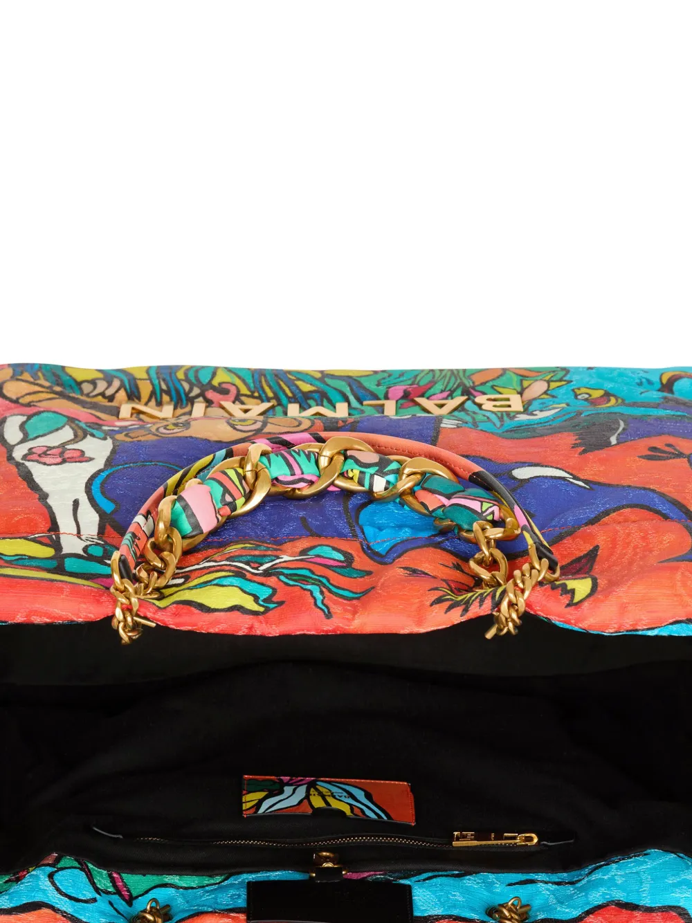 Balmain x Disney grote 1945 shopper met grafische print Oranje