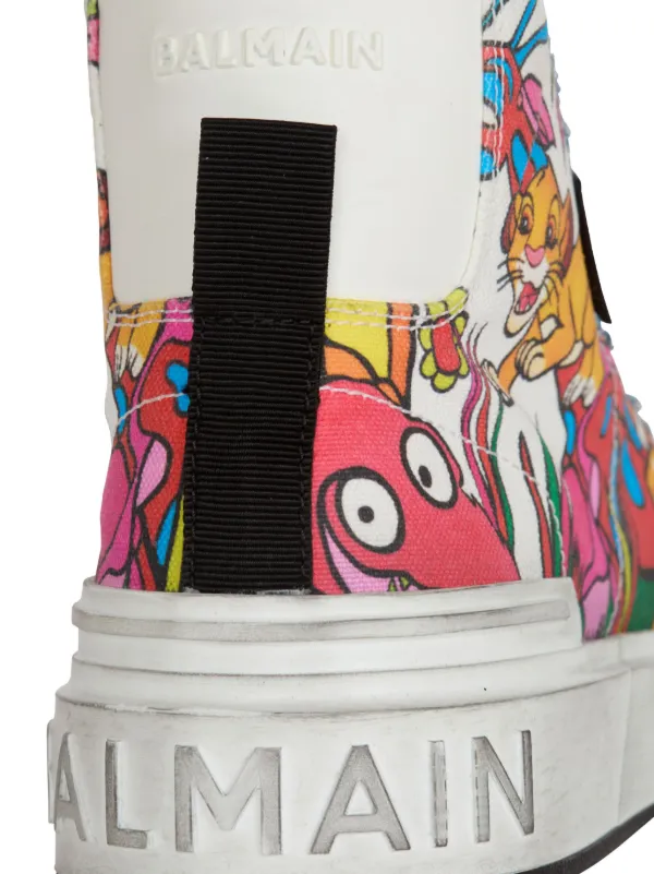 Balmain x Disney high-top Sneakers | Blue | FARFETCH