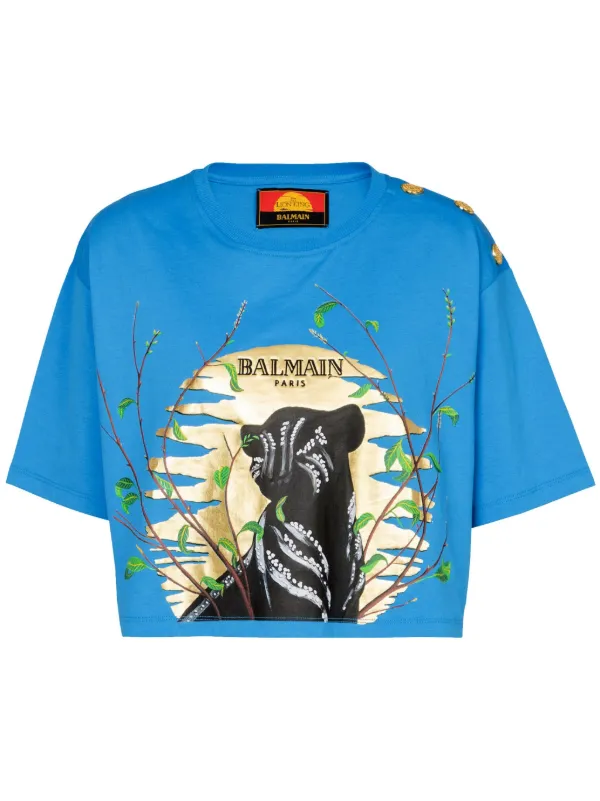 【関税込み】BALMAIN \"The Lion King\" t-shirt Disney x Balmain: The Lion King - Relaxed T-shirt with Nika