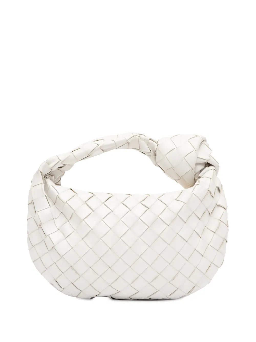 Bottega Veneta Pre-Owned 2020-2023 Mini Intrecciato Jodie handbag - Wit