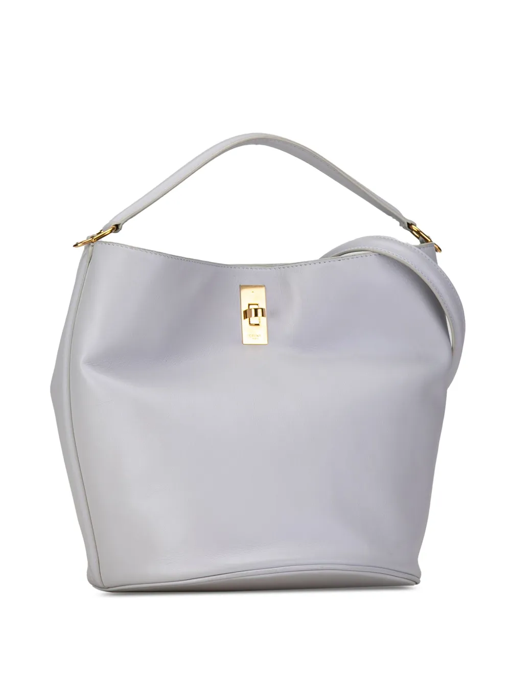 Pre-owned Celine 2021 Teen 16 Bucket Bag In Blue