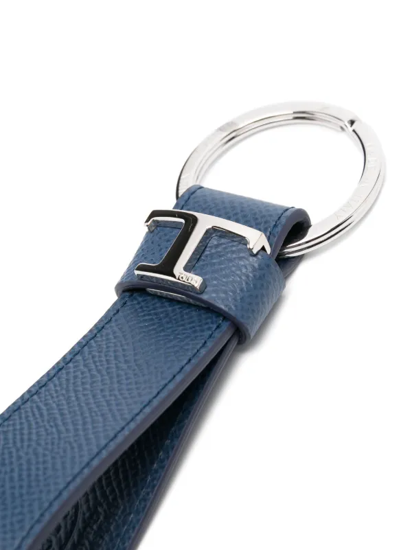新品未使用/TOD'S 水色 レザー キーリング todskeyholder.jpg