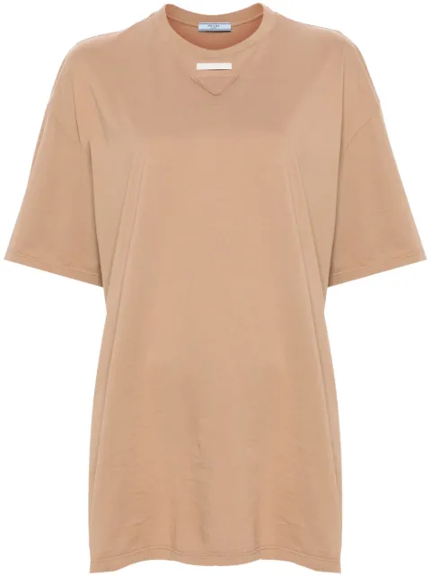 Prada triangle-logo T-shirt